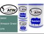 Preview: BMW, Amazon Green, 076: 500ml Lackdose + 500ml Klarlack + 250ml Härter - Set, von ATW Autoteile West.